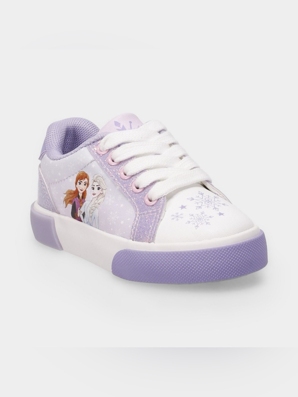 Disney's Frozen Toddler Girls Lace-Up Sneakers With Glitter Accents